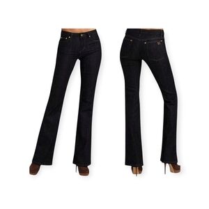 Joe's Jeans Muse Black Bootcut Denim Jeans, Size 27